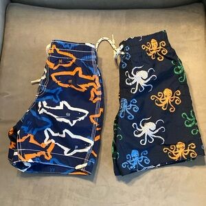 Boys Swim Trunks - 2 Pairs - size 4